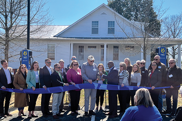 EV Chargers Ribbon Cutting