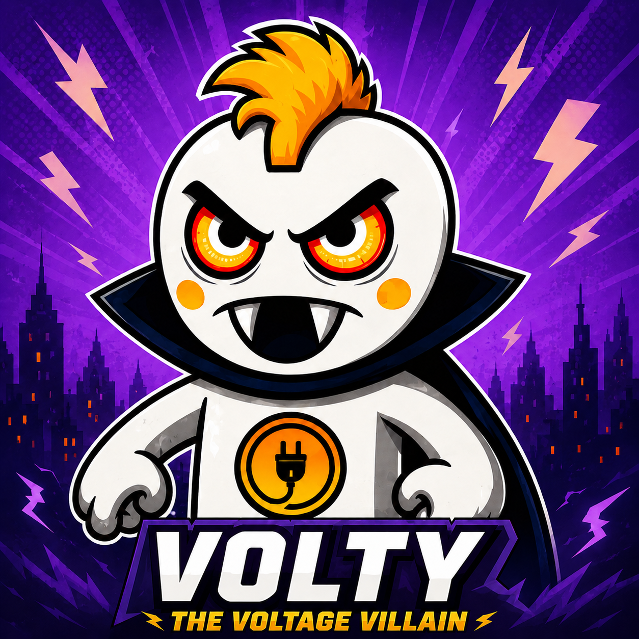 Volty, The Voltage Villain