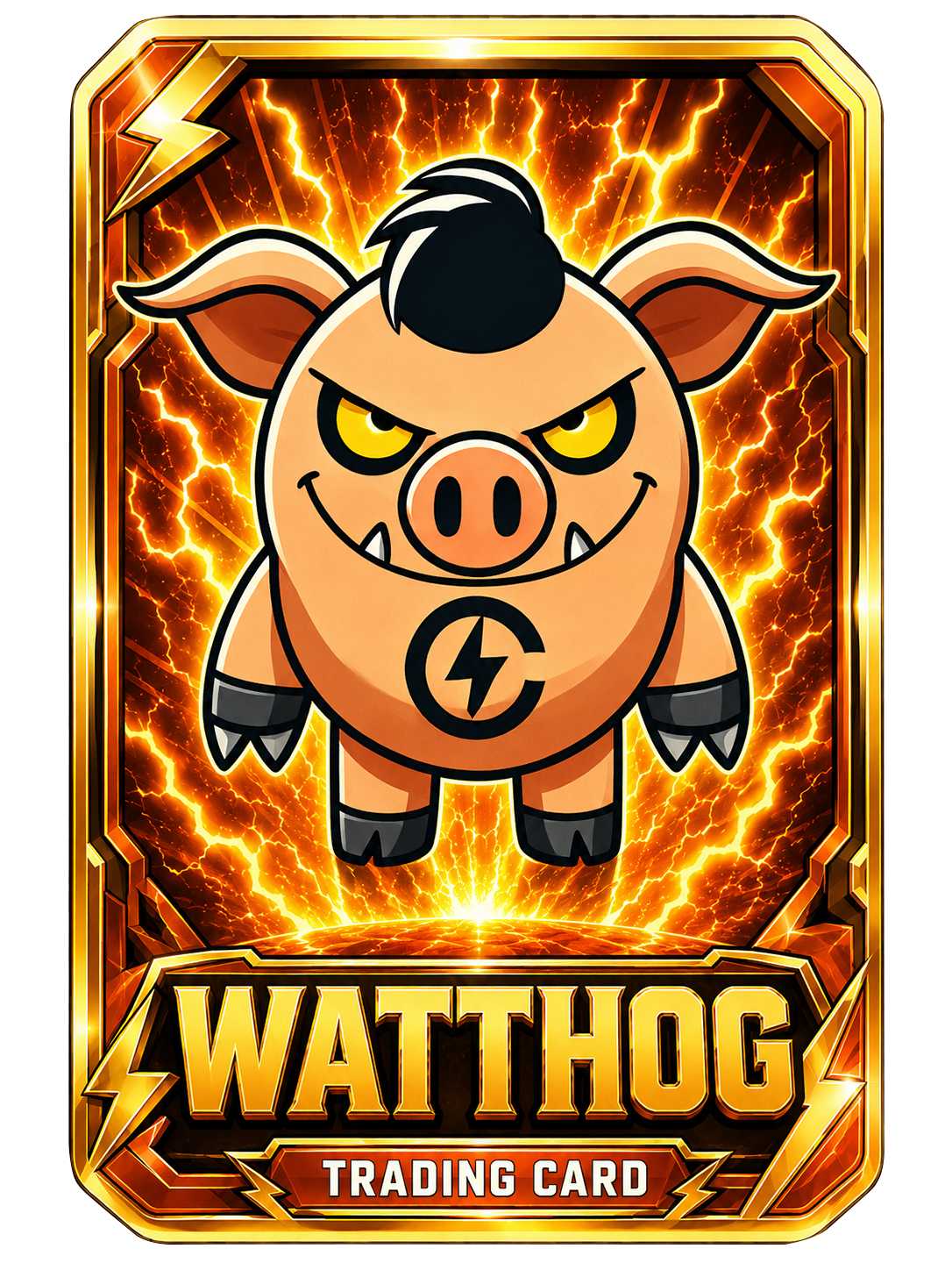 Watthog Trading Card