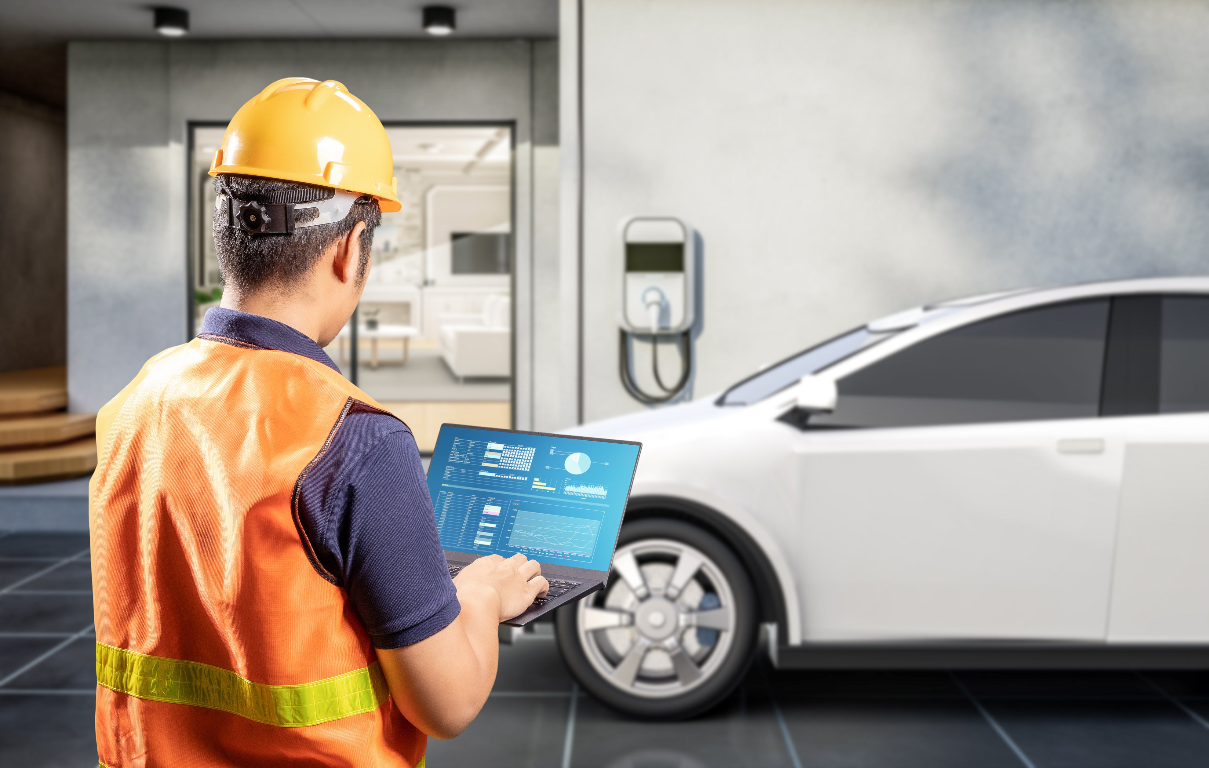 Home electric vehicle charger