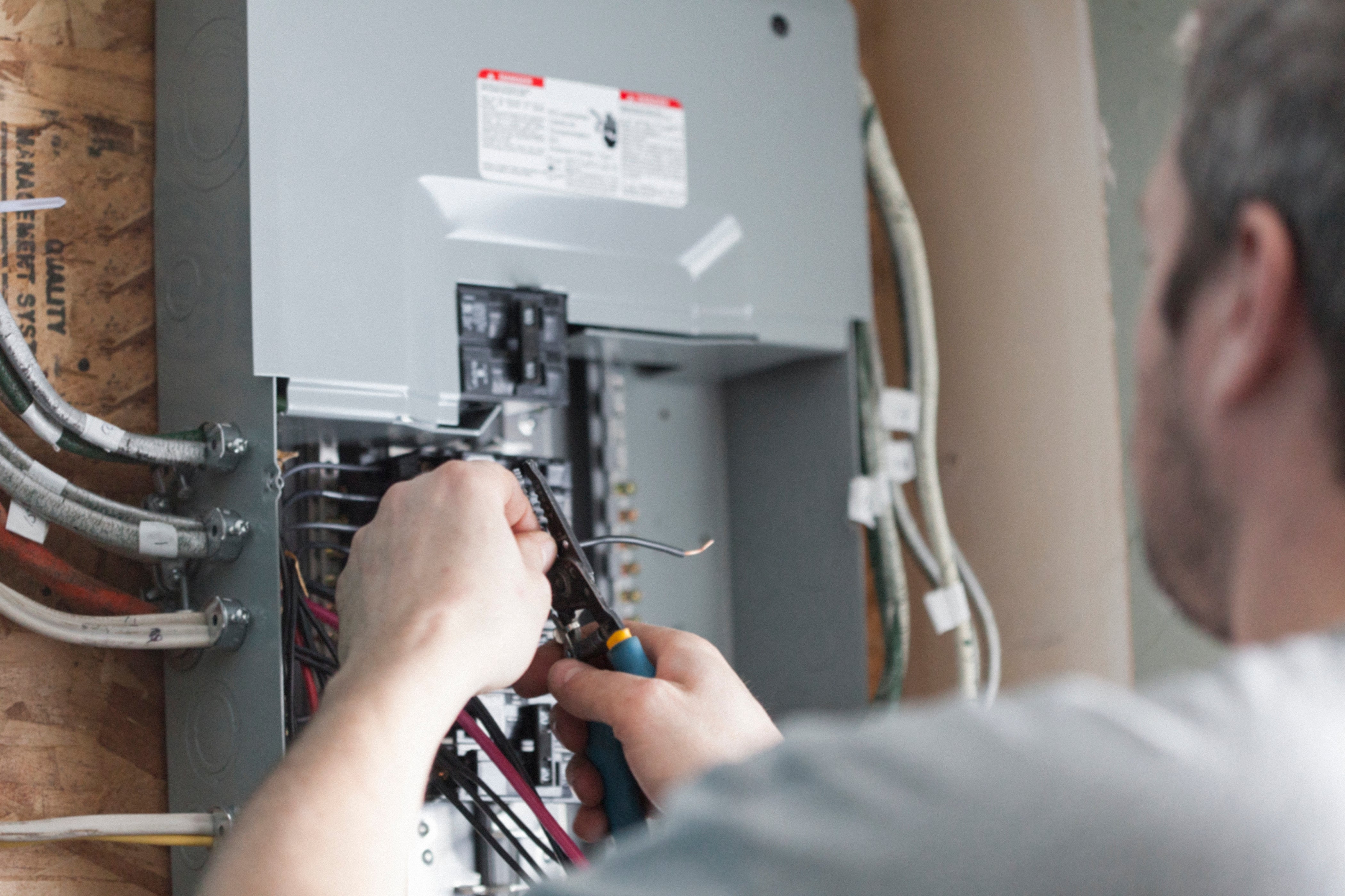 Residential electrical service panel