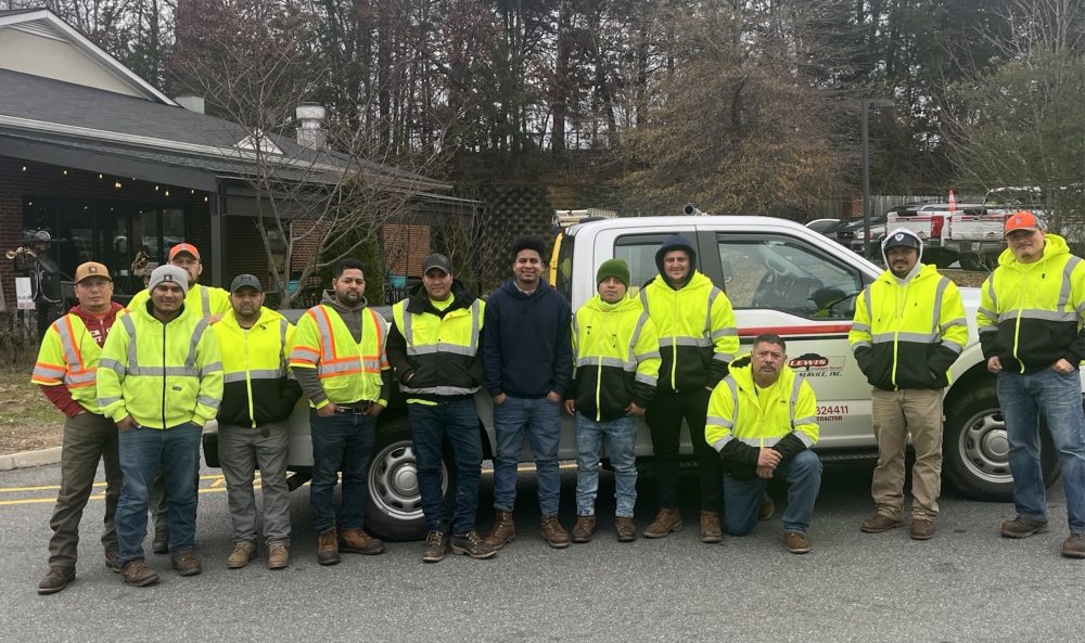 Lewis Tree Service crew