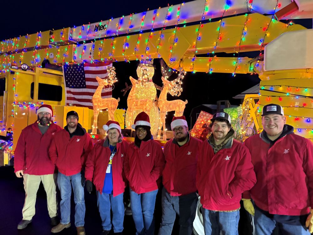 REC group at Madison Christmas Parade