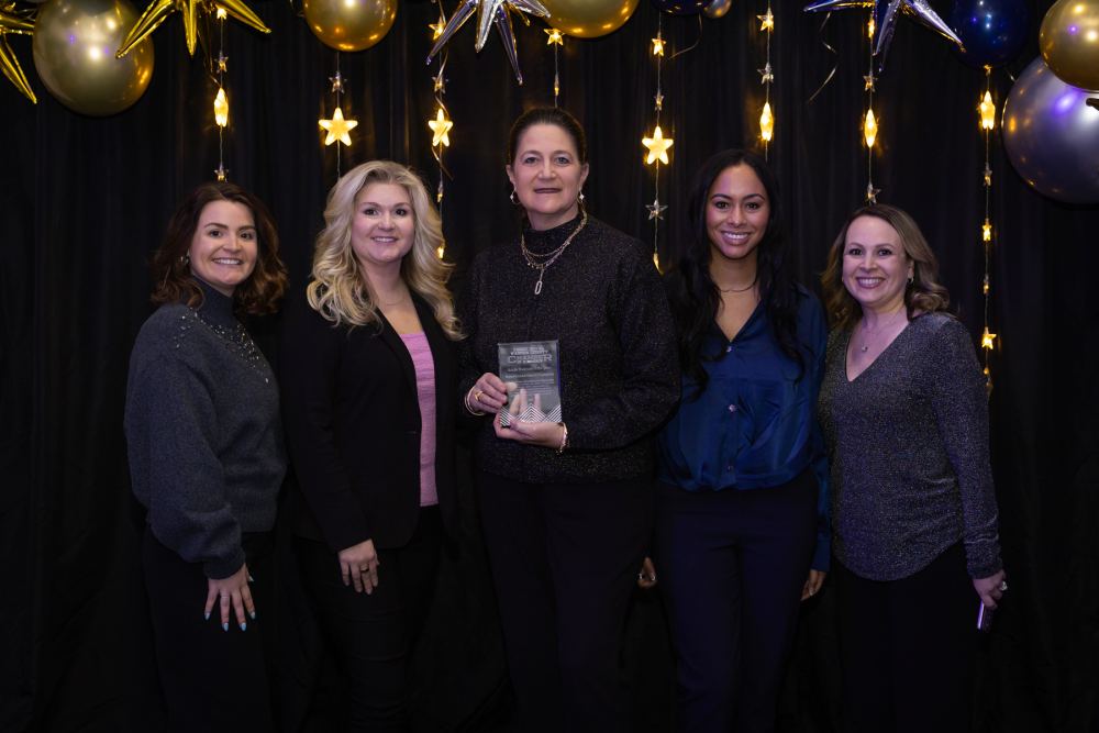 REC Employees accepting Front Royal-Warren County Chamber of Commerce award for Large Business of the Year