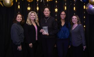 REC Employees accepting Front Royal-Warren County Chamber of Commerce award for Large Business of the Year